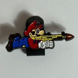 Super Mario Gun Sniper AK Hat Blip New Era Fitted Hats Hatblip Blips Pin Pins